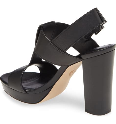 michael kors becker block heel sandal|michael kors closed toe pumps.